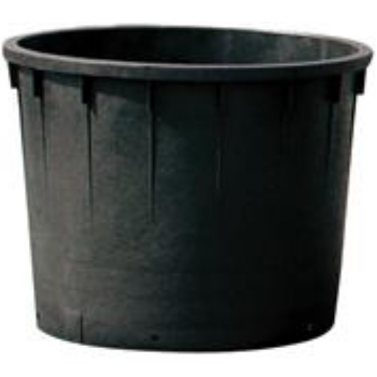 Villa Tubs Black - Large Pots Without Handles