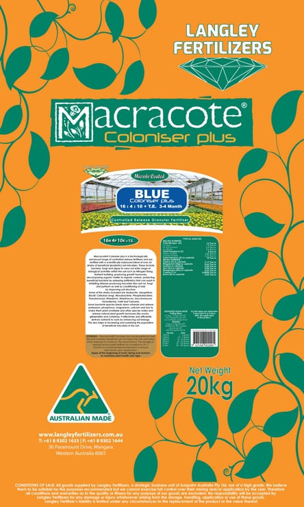Macracote Blue Coloniser plus 3-4 Month (16 4 10 + TE)