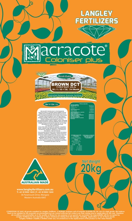 Macracote Brown Coloniser plus 3-4 Month (18 1 10 + TE)